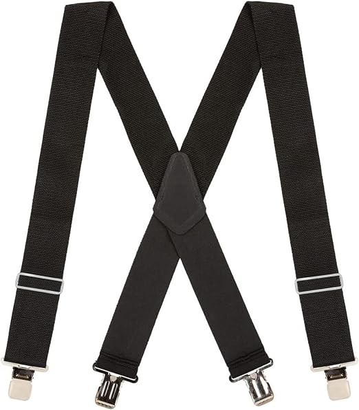 SuspenderStore Heavy Duty Non-Stretch Work Suspenders