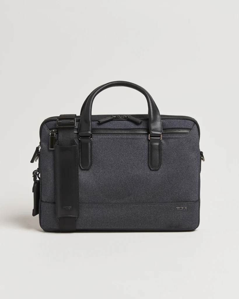 TUMI Harrison Sycamore Slim Brief — Best Premium Commuter Briefcase