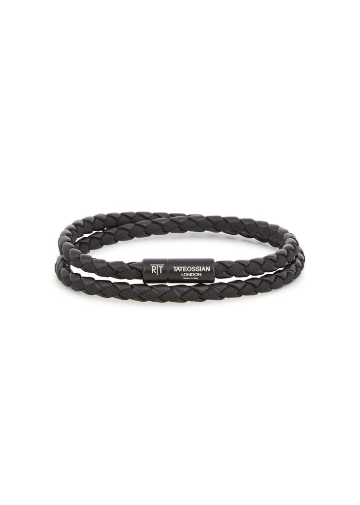 Tateossian Scoubidou Leather Bracelet