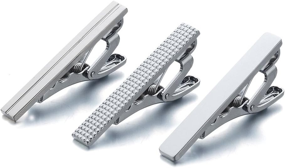 The Tie Bar Lean Slide Clasp Silver Tie Bar