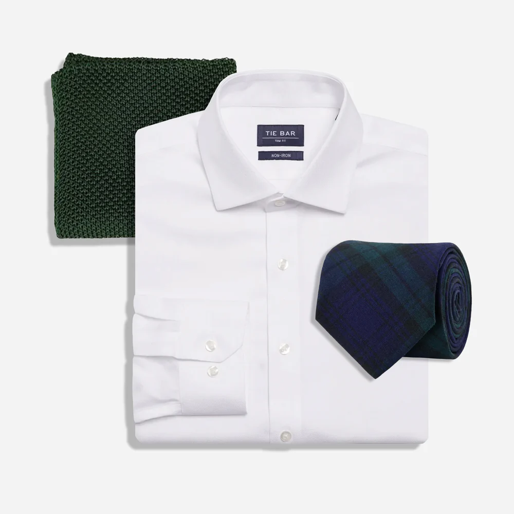 The Tie Bar Solid White Linen Pocket Square — Best Budget Pick