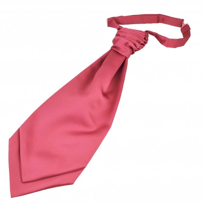 Ties Planet Plain Rust Orange Scrunchie Wedding Cravat