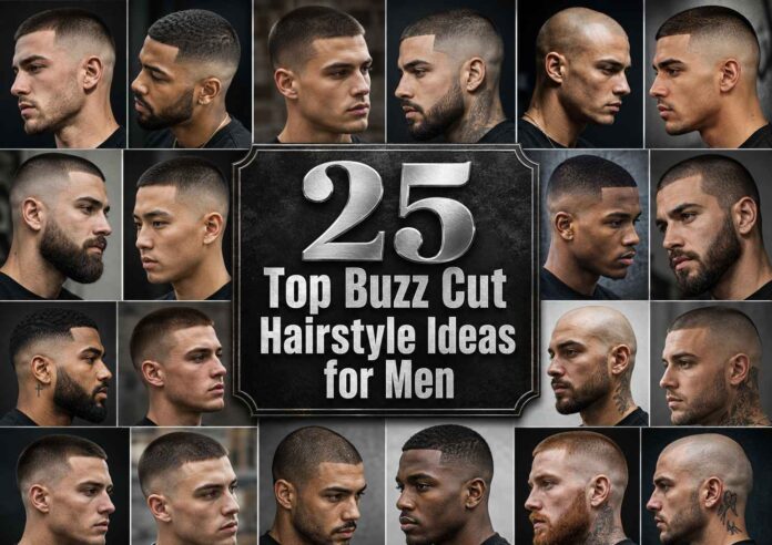 Top Buzz Cut Hairstyle Ideas for Men
