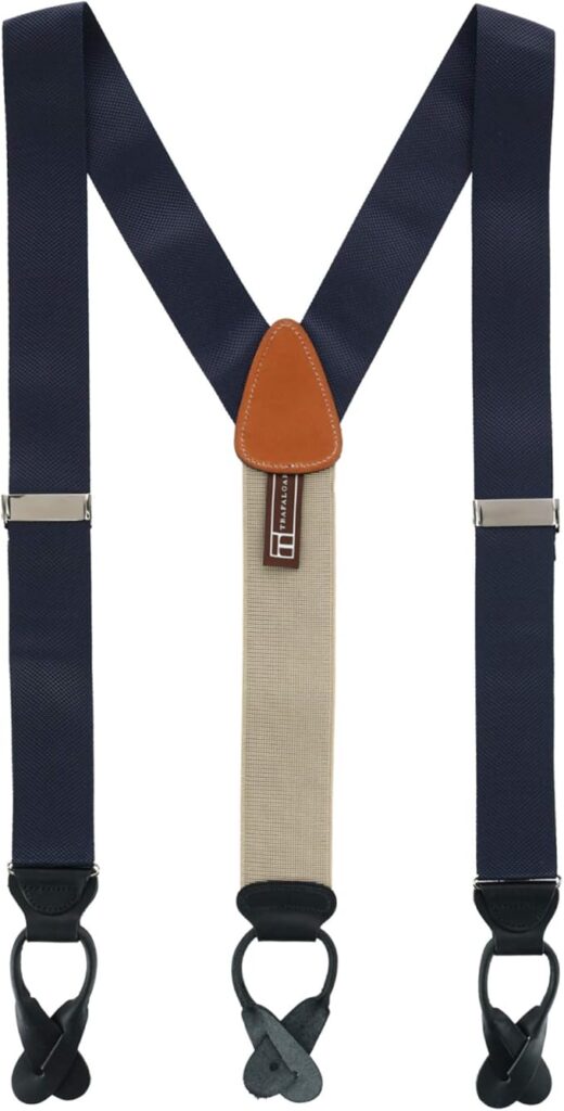 Trafalgar Hudson Nylon Button End Braces