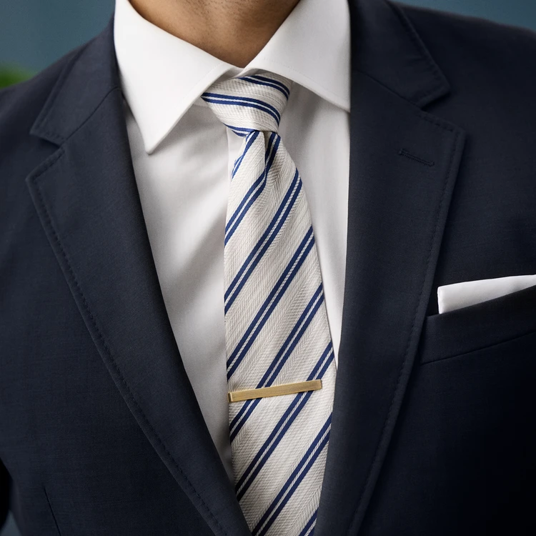 Trendhim Novelle Polished Gold-Tone Tie Bar