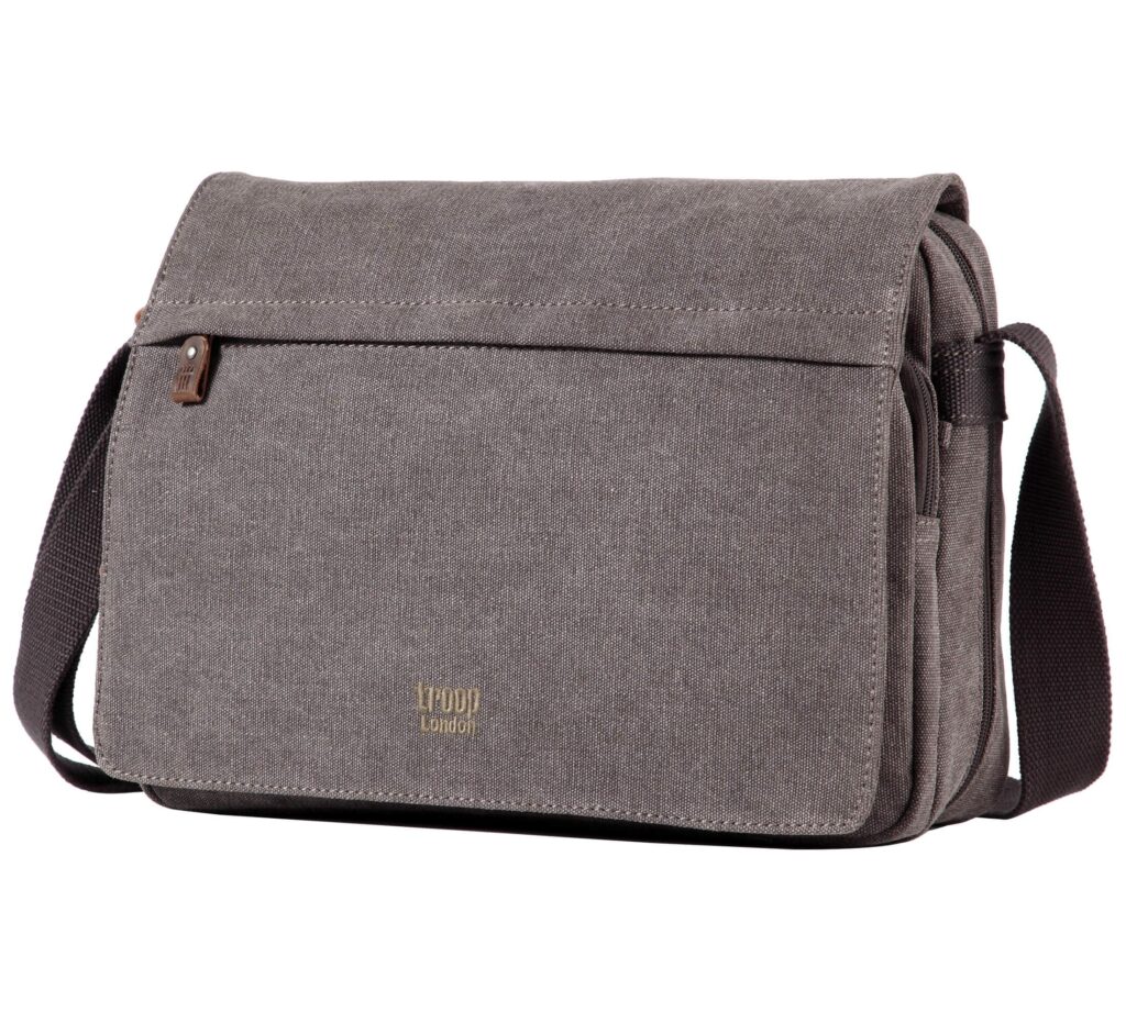 Troop London TRP0241 Classic Canvas Messenger Bag