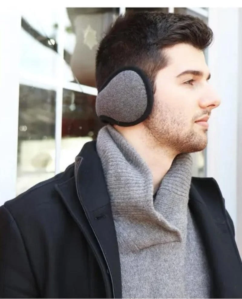Visland Men’s Foldable Plush-Lined Ear Muffs