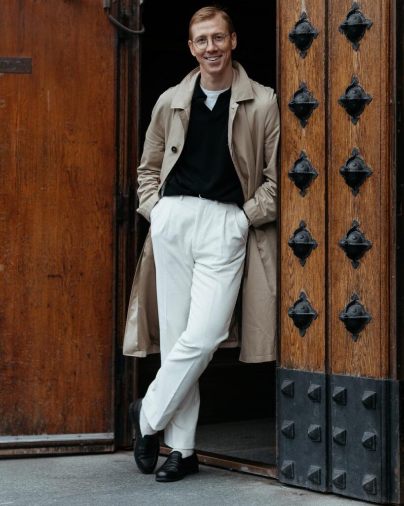 Best Pleated Flannel Trousers for Men with Warm Classic Style