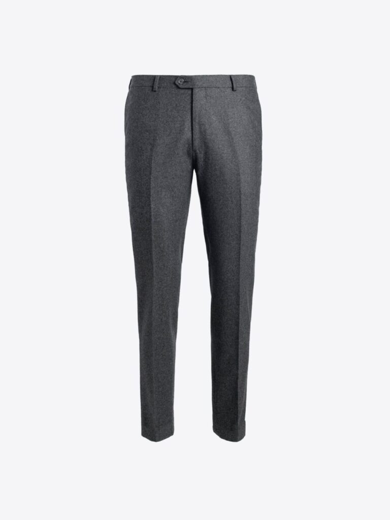Best Grey Flannel Trousers for Men with Timeless Tailored Drape