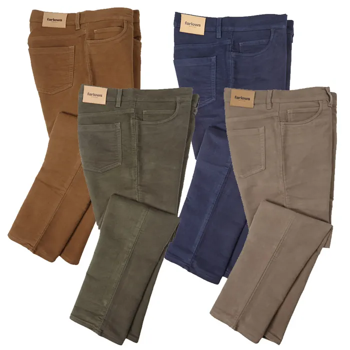 Best Stretch Moleskin Trousers for Men with Flexible Warm Comfort