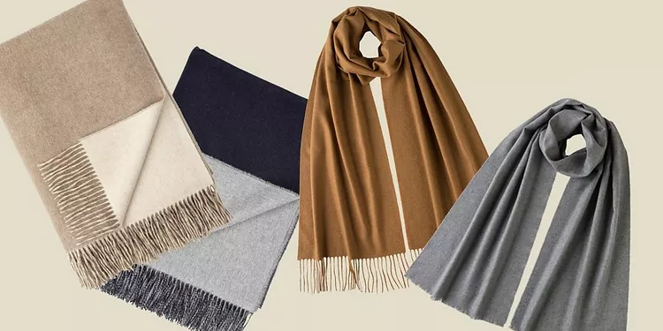 Best Cashmere Scarves for Men with Luxe Lightweight Feel