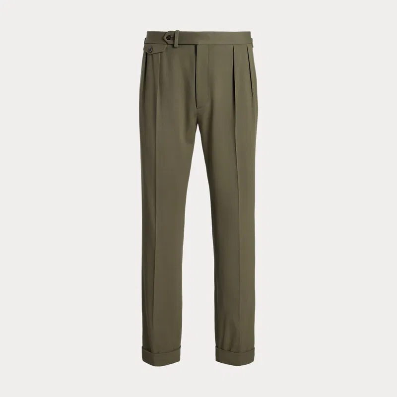 Best Pleated Flannel Trousers for Men with Warm Classic Style