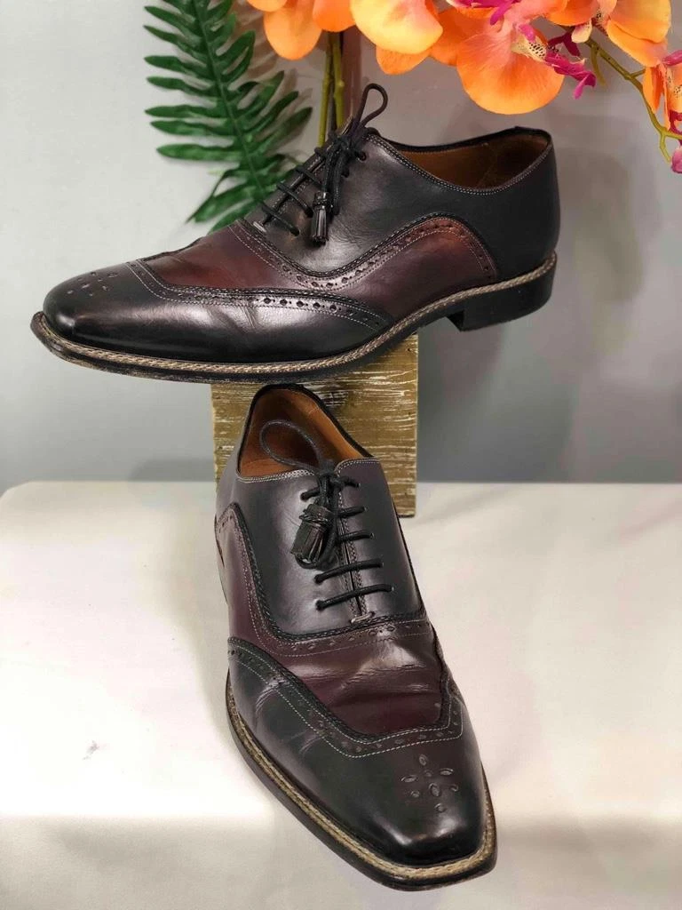 Best Two Tone Wingtip Shoes for Men with Bold Vintage Style