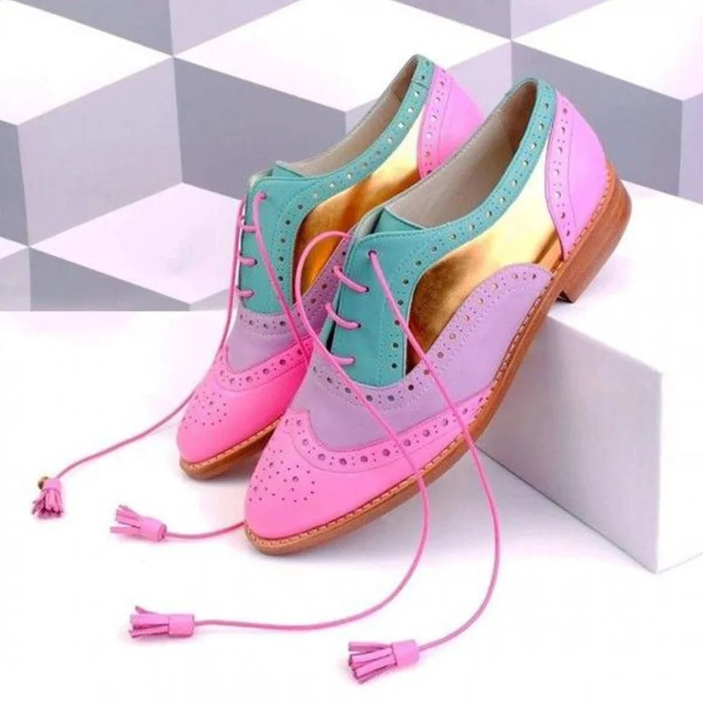 Best Two Tone Wingtip Shoes for Men with Bold Vintage Style