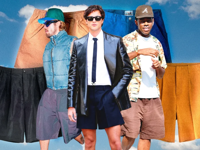 Best Pleated Bermuda Shorts for Men with Tailored Roomy Style