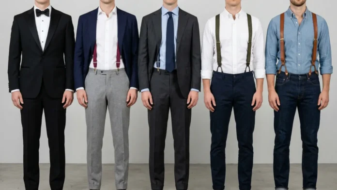 Best Button Suspenders for Men with Traditional Tailored Hold