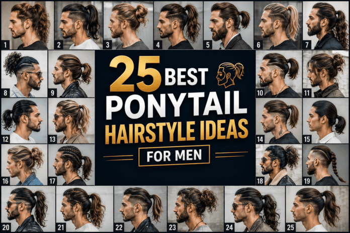 25 Best Ponytail Hairstyle Ideas for Men