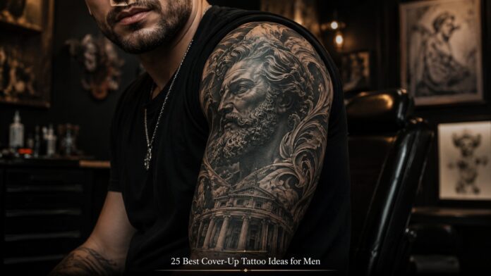 25 Best Cover-Up Tattoo Ideas for Men