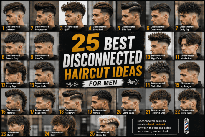 25 Best Disconnected Haircut Ideas for Men