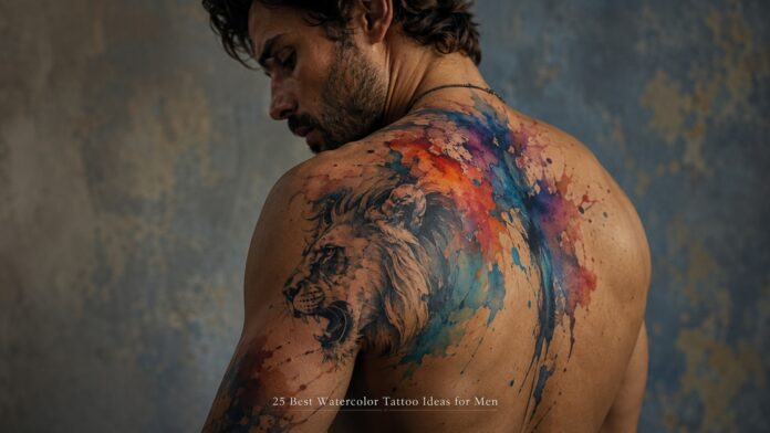 25 Best Watercolor Tattoo Ideas for Men