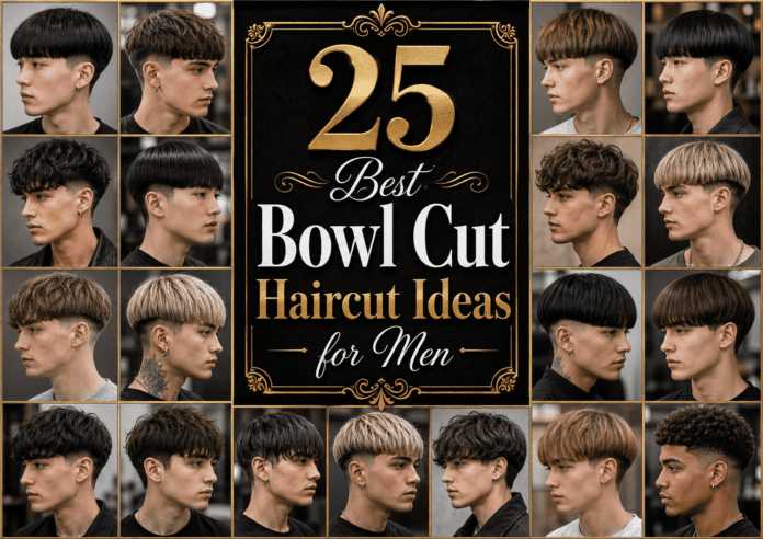 25 Best Bowl Cut Haircut Ideas for Men