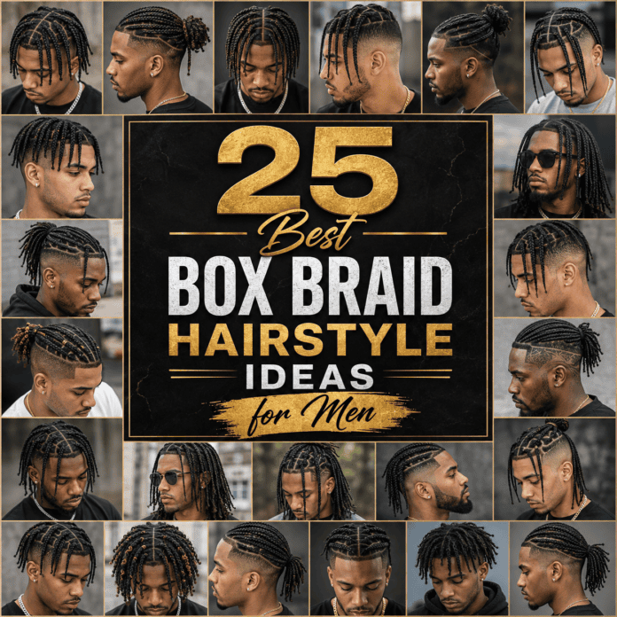 25 Best Box Braid Hairstyle Ideas for Men