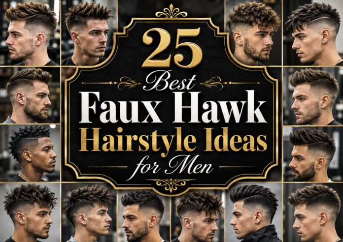 25 Best Faux Hawk Hairstyle Ideas for Men