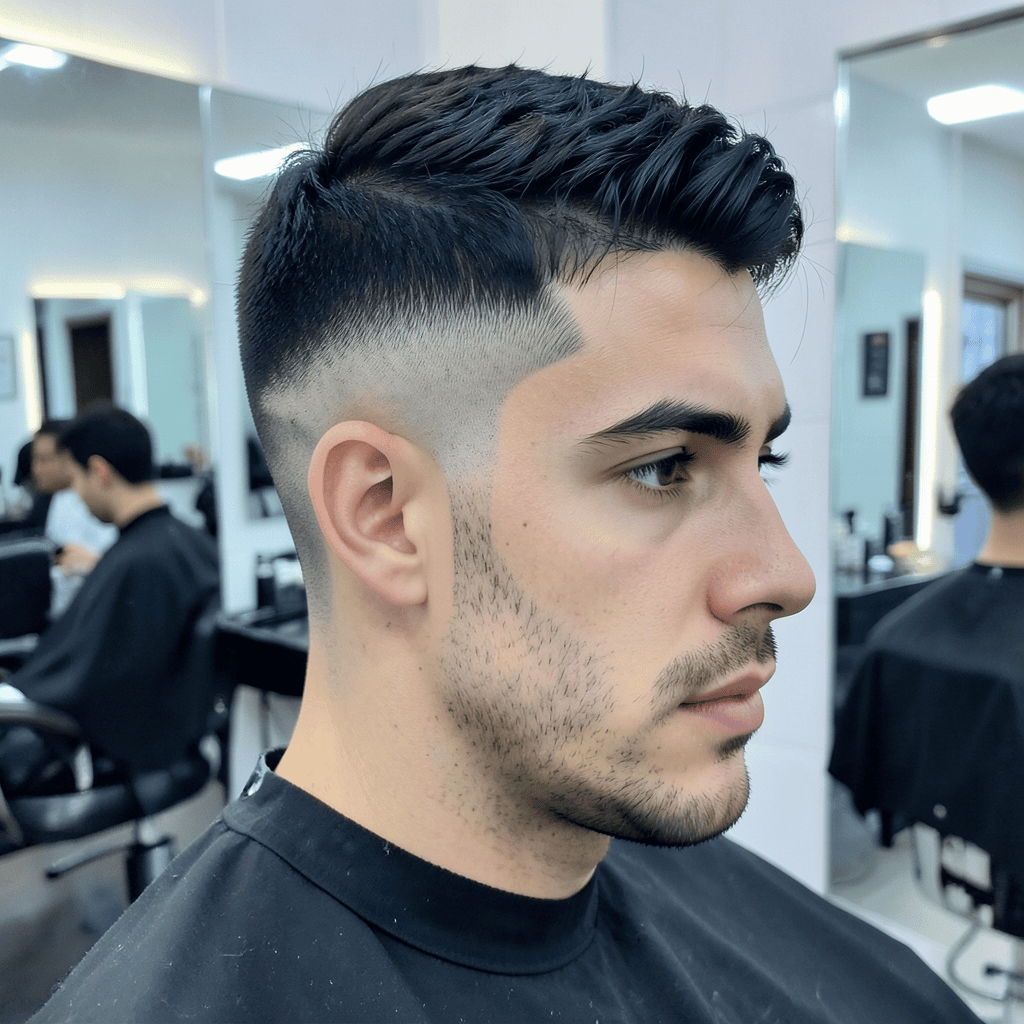 Short Caesar With a Broken Fringe