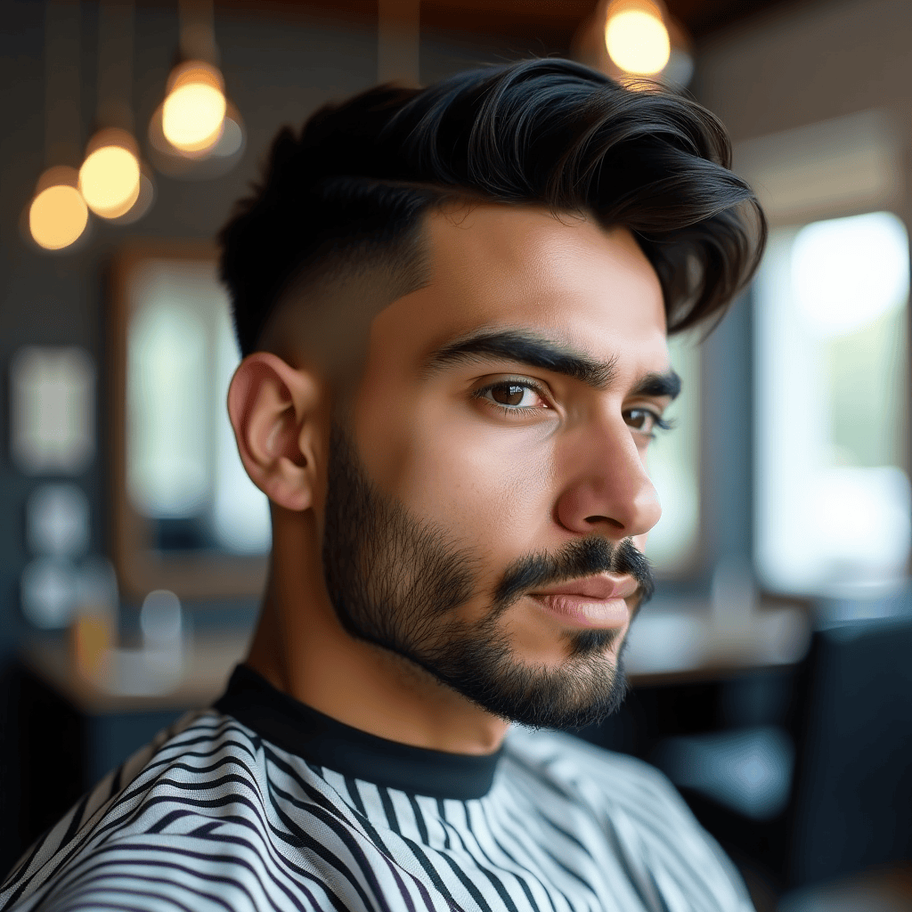 Low Taper Fade With a Textured Top