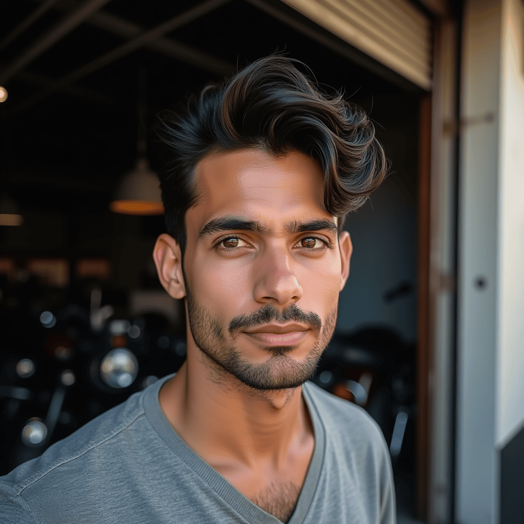 Messy Quiff With a Classic Taper