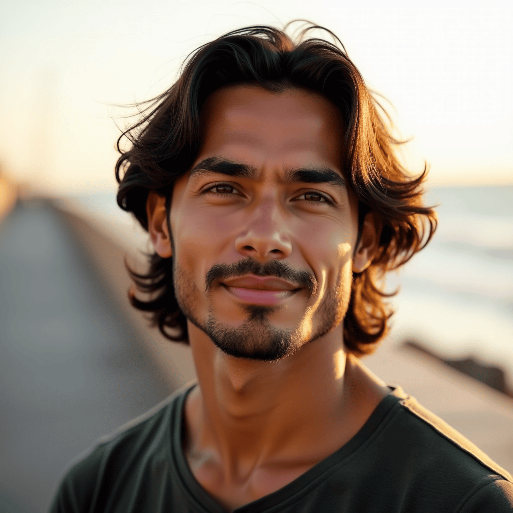 Medium Scissor Cut With Natural Flow
