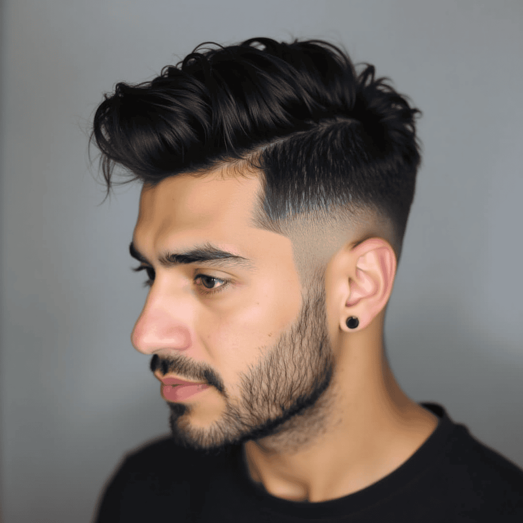 Swept-Back Short Undercut