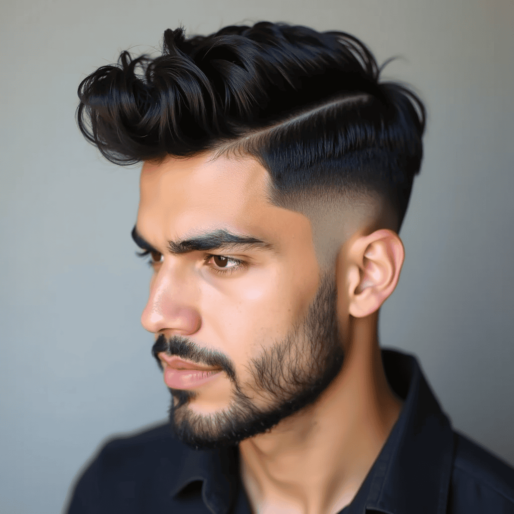Twin Braids Into a Low Tie