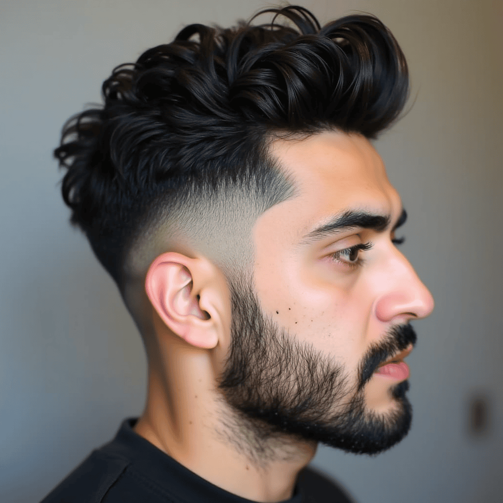 Twin Braids Into a Low Tie