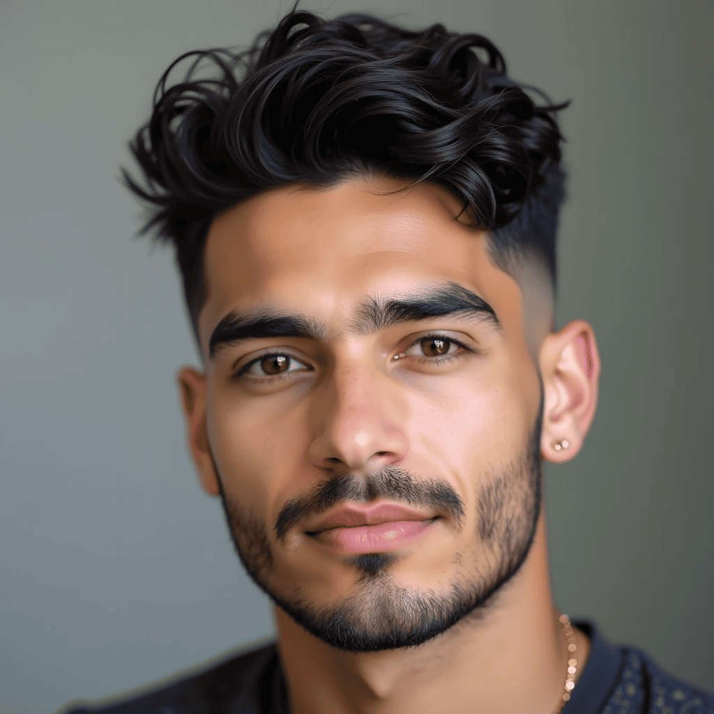 Shoulder-Length Natural Waves