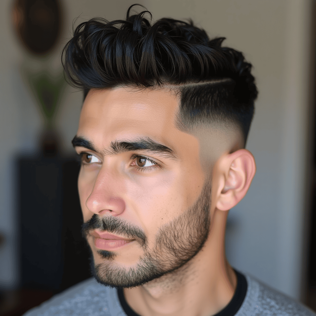 Long Hair With a Half Ponytail
