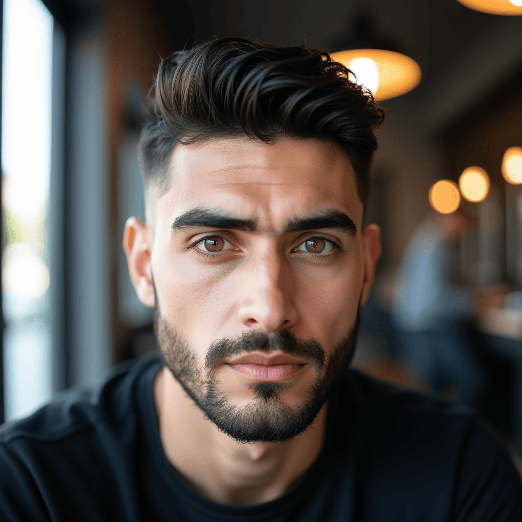Textured Crop with a Mid Fade