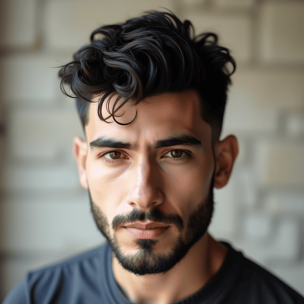 Short Caesar with a Low Taper