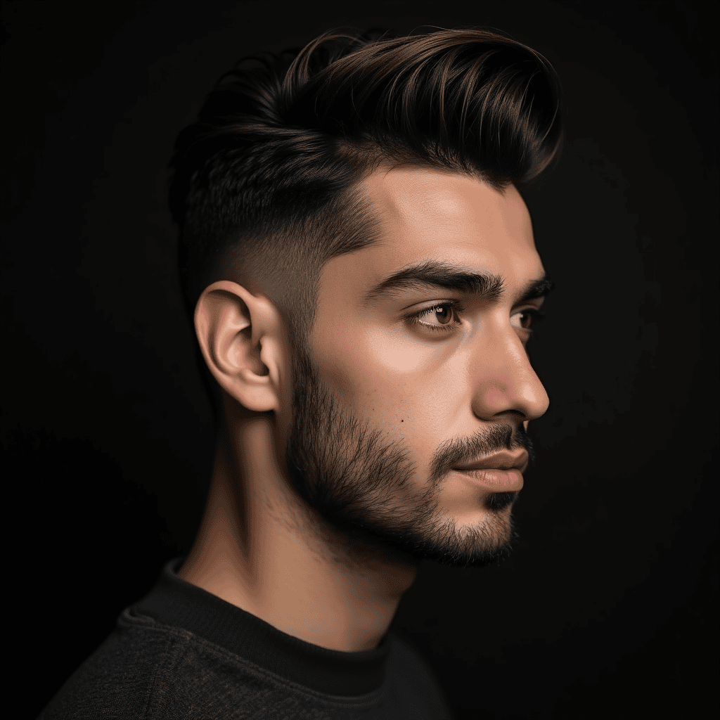 Slicked-Back Taper