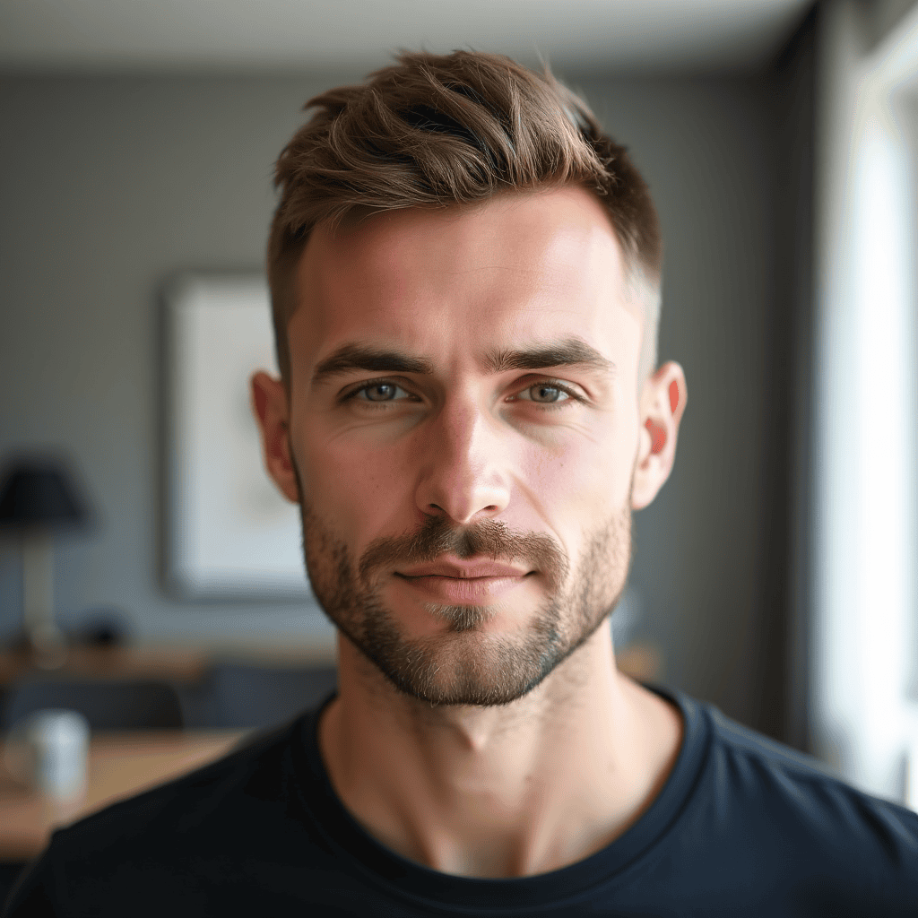 Short Forward Crop for Fine Hair