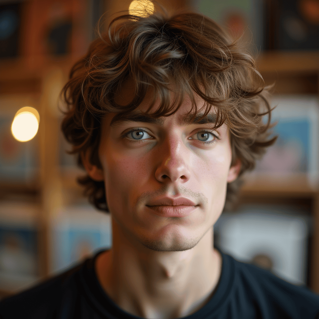 Tousled Fringe With Scissor-Tapered Sides