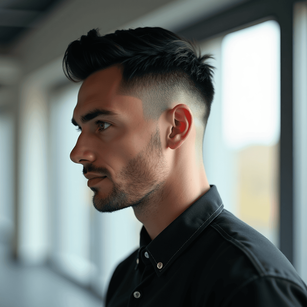 Disconnected Undercut With a Matte Sweep