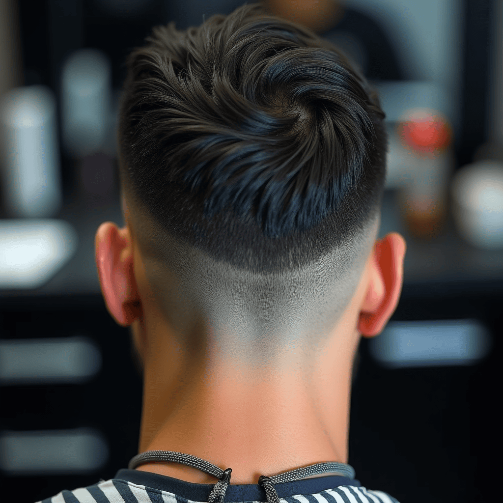 V-Shaped Nape Taper