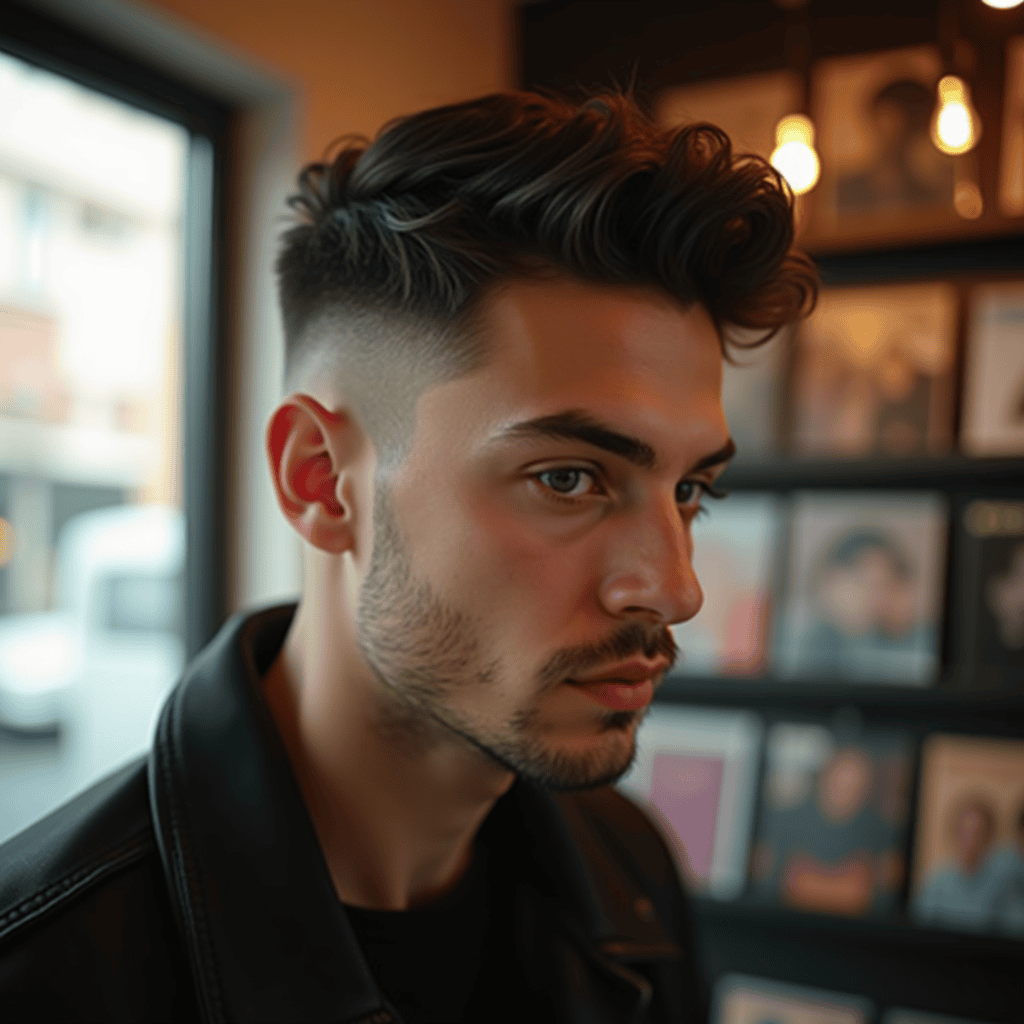 Baby Mullet With Tapered Temples