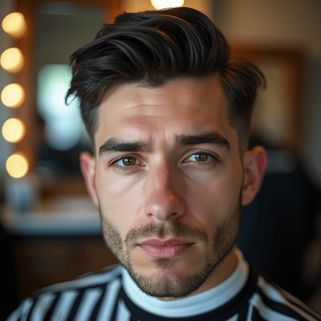 Traditional Side-Part Taper