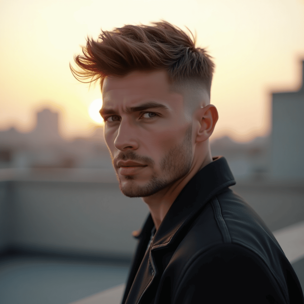 Short Quiff Fade