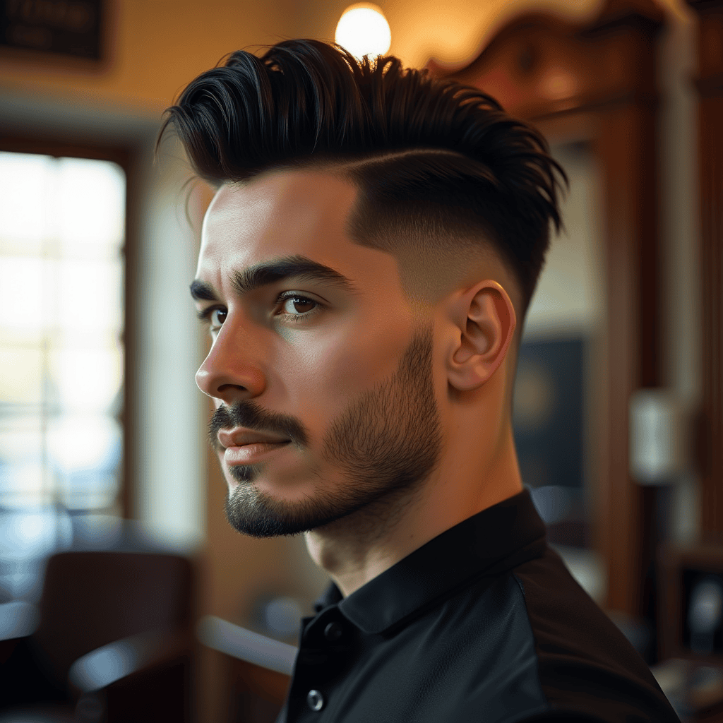 Classic Full Pompadour