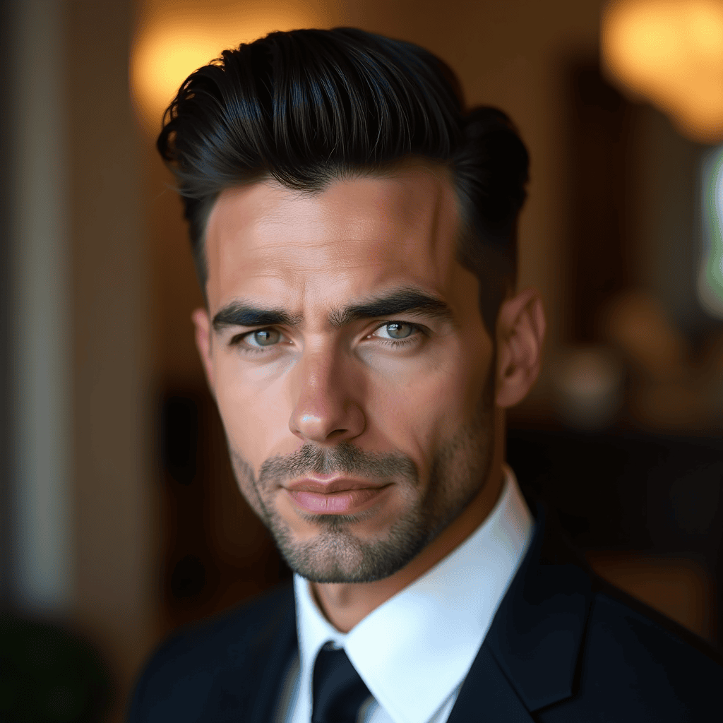 Gentleman’s Taper Pompadour