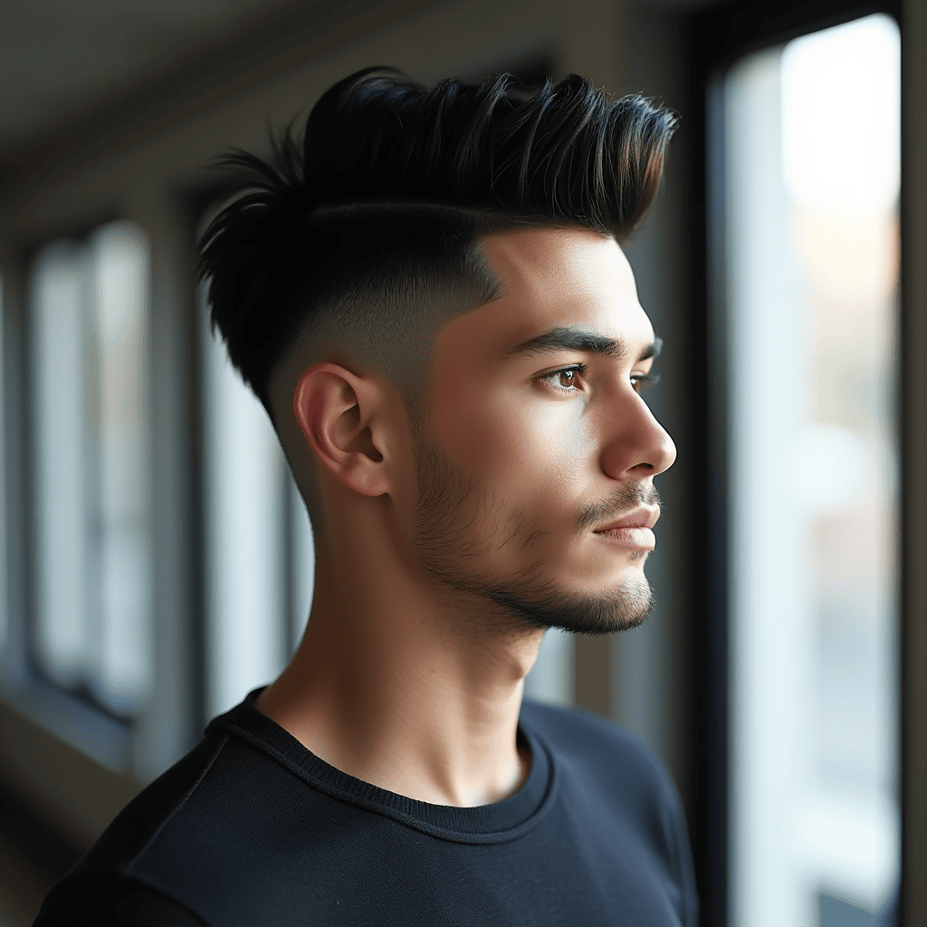 Crop-to-Pompadour Hybrid