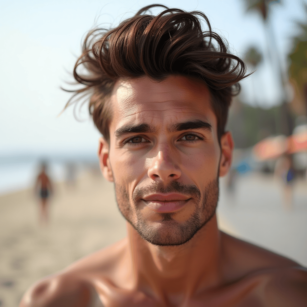 Wavy Pompadour
